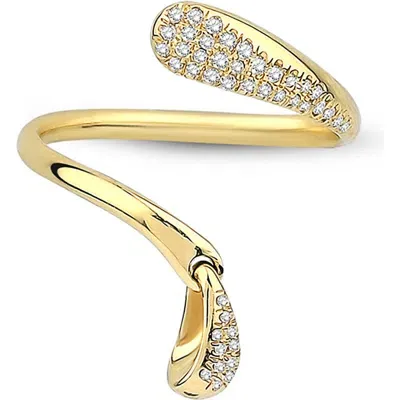 Kloto Mingle Pavé Diamond Ring In Gold