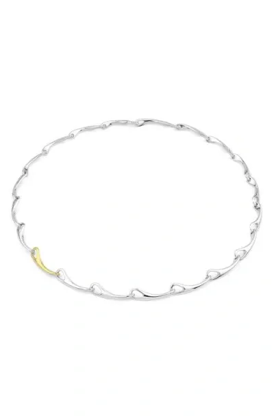 Kloto Tune Link Necklace In Silver/gold