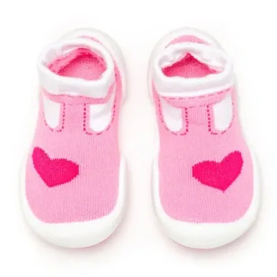 Komuello Babies'  Toddler Girl Sock Shoes In Pink