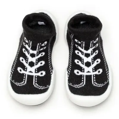 Komuello Babies'  Toddler Sock Shoes In Black