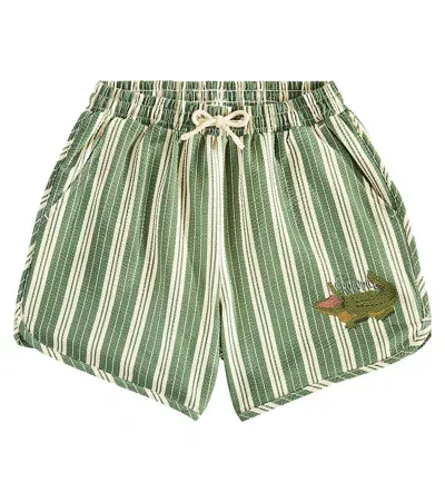 Konges Slojd Kids' Asnou Striped Swim Trunks In Multicolor