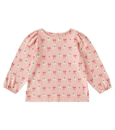 Konges Slojd Kids' Drey Printed Cotton Top In Poodle