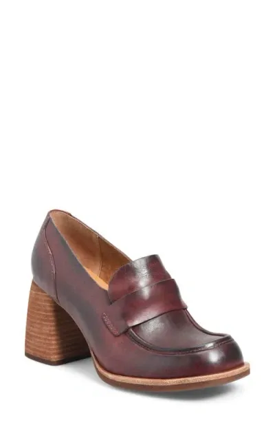 Kork-ease ® Aston Loafer Pump In Burgundy Leather