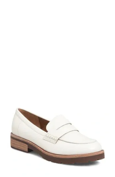 Kork-ease ® Carlisle Penny Loafer In White Leather