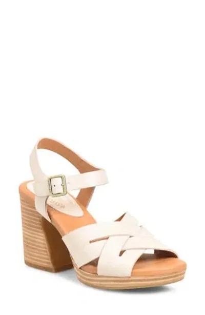 Kork-ease ® Hutton Ankle Strap Platform Sandal In Natural F/g