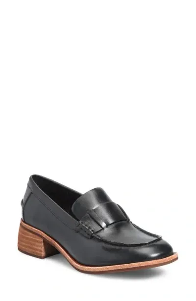 Kork-ease ® Kya Loafer Pump In Black Leather