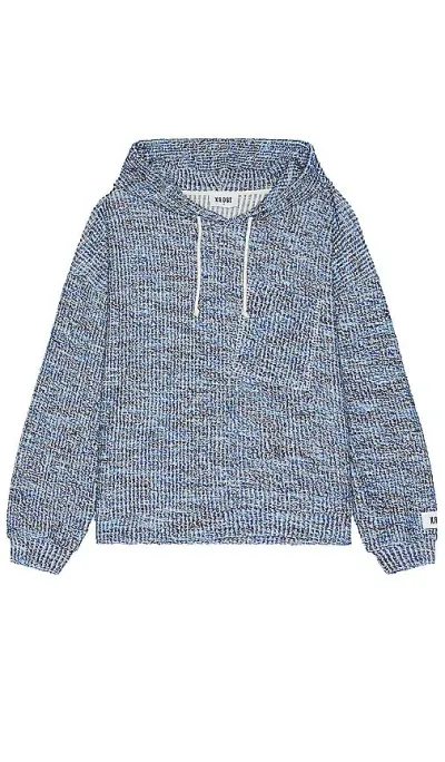 Krost Blue Waves Hoodie In 碎花