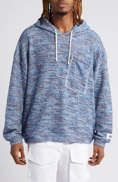 Krost Men's Blue Waves Hoodie