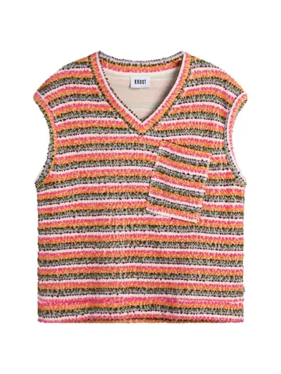 Krost Men's Crushed Sand Sweater Vest