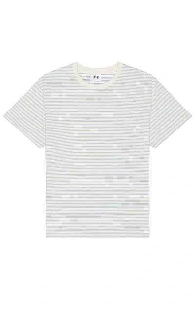 Krost Striped Short Sleeve Tee In 小珠