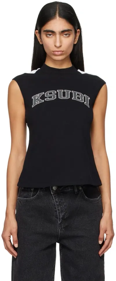 Ksubi Black '' Slim Open T-shirt In 001 Black