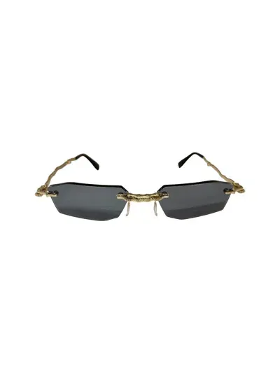 Kuboraum Maske H40 - Folding Sunglasses In Gold