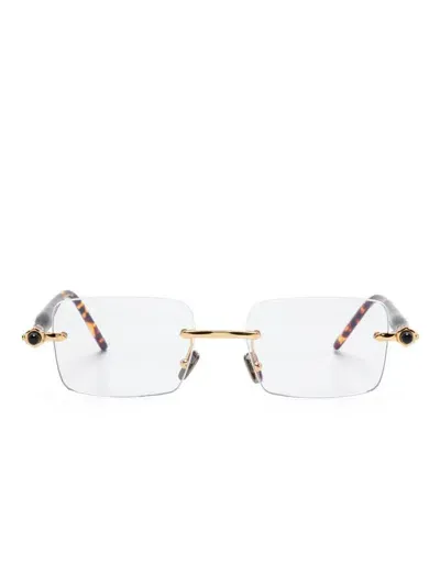 Kuboraum P56 Glasses In Gold