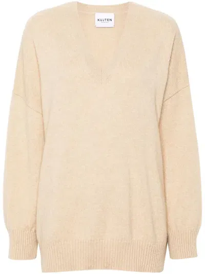 Kujten Mathilda Sweater In Neutrals