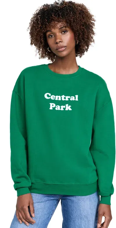 Kule The Oversized Central Park Sweatshirt Kelly