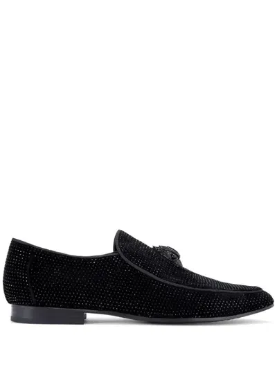 Kurt Geiger Hugh Eagle Loafers In Black