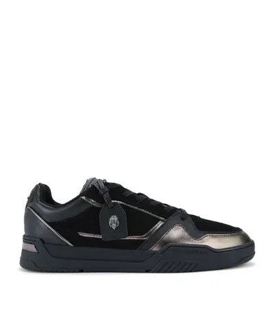 Kurt Geiger Leather Regan Sneakers In Black