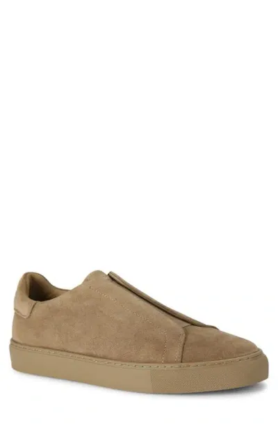 Kurt Geiger Lennon Slip-on Sneaker In Dark Beige