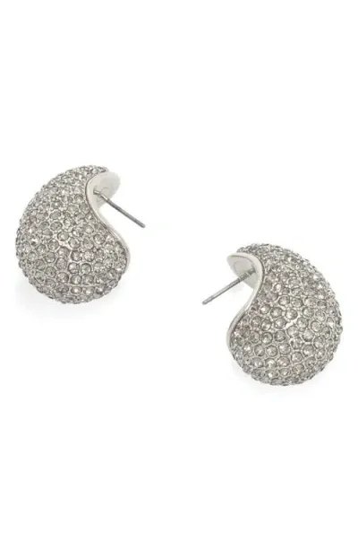 Kurt Geiger London Crystal Pavé Dome Drop Earrings