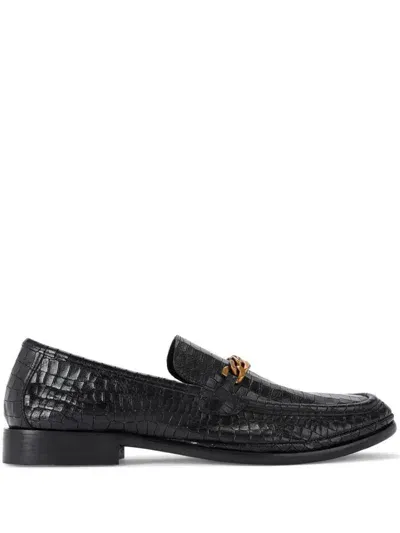 Kurt Geiger Luca Loafers In Charcoal