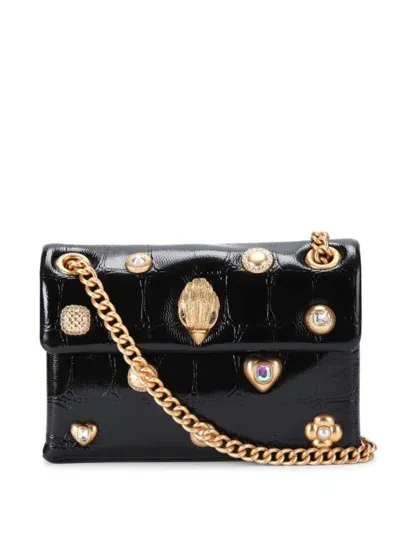 Kurt Geiger Mini Kensington Gems Crossbody Bag In Black