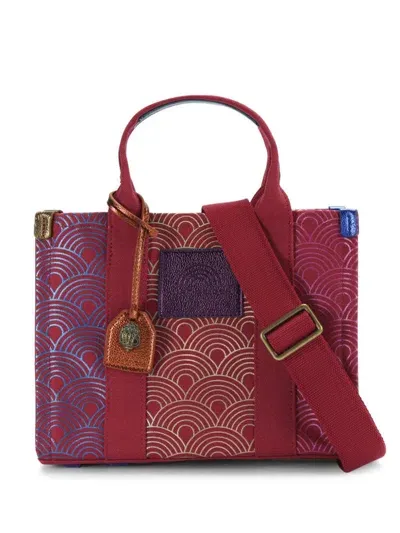 Kurt Geiger Small Southbank Tote Bag In Red