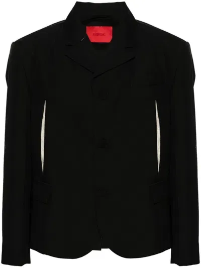 Kusikohc Incission Blazer In Black