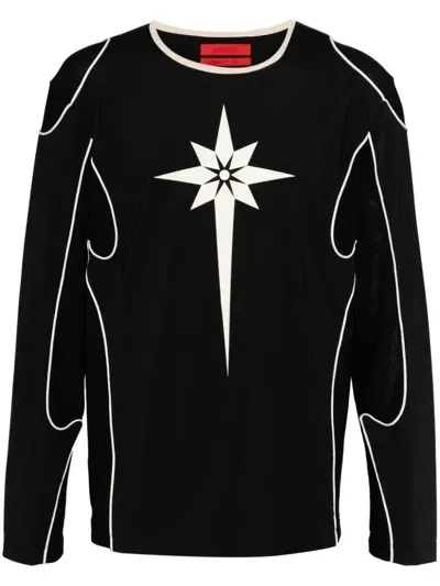 Kusikohc Rider Long-sleeved T-shirt In Black