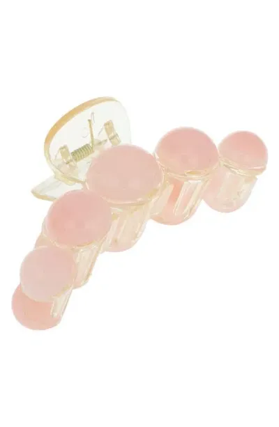 L Erickson Bubble Jaw Hair Clip In Pink