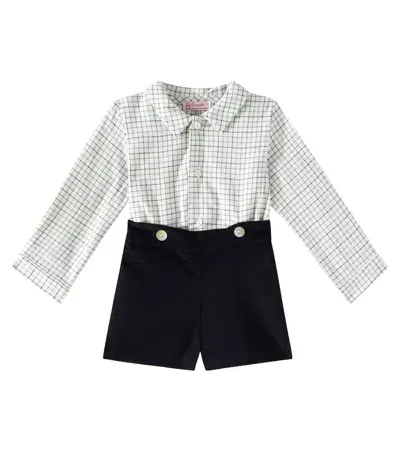 La Coqueta Baby Set Arlo Aus Top Und Shorts In Weiss