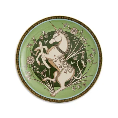 La Doublej Decorative Plate In Green