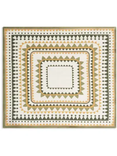 La Doublej Large Doric Placée Napkins (set Of Two) In White