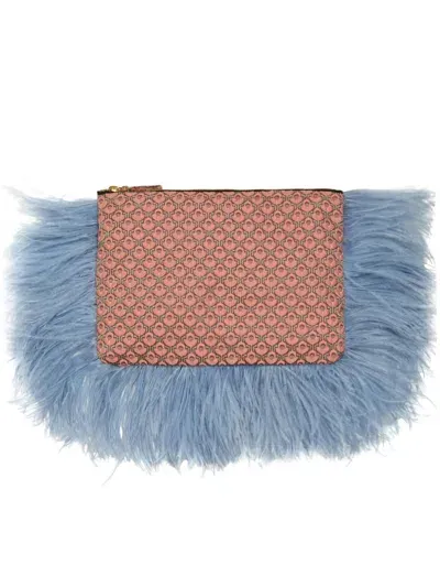 La Doublej Party Clutch In Rosa