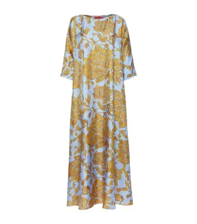 La Doublej Muumuu Kaftan Dress In Tangle