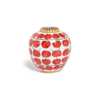 La Doublej Small Bubble Vase In Red