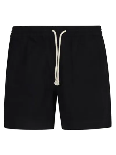 La Paz Cotton Shorts In Blue