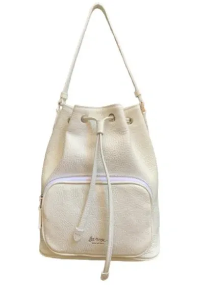 La Rose Borsa Sacchetto Grande Bianco In Beige