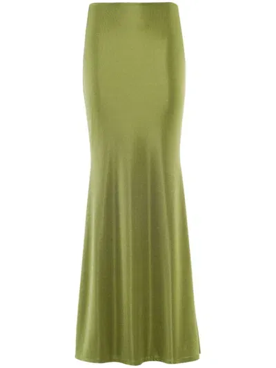 La Semaine Keira Maxi Skirt In Green