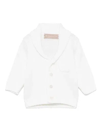 La Stupenderia Babies' Cashmere Cardigan In White