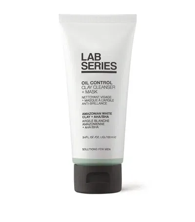 Lab Series Oil Control Clay Cleanser + Mask In White