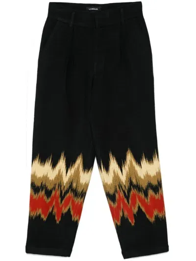 Labrum London Blurred Trousers In Black