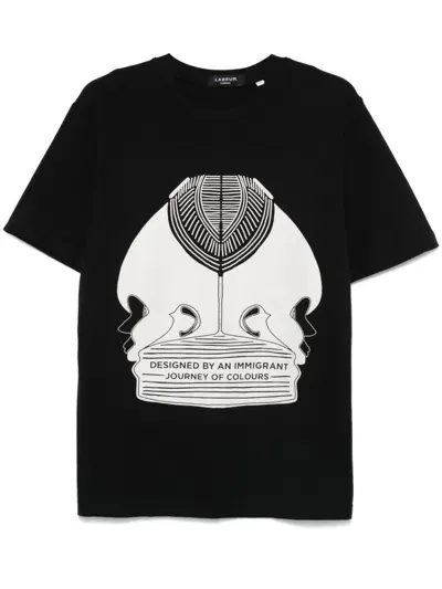 Labrum London Sowei-print T-shirt In Black