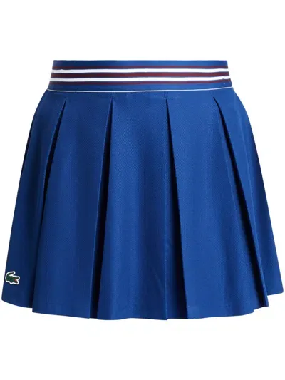 Lacoste Piqué Sport Skirt In Blue