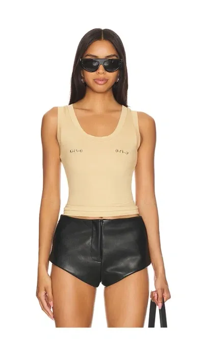 Lado Bokuchava X Revolve Pierced Tank Top In Camel