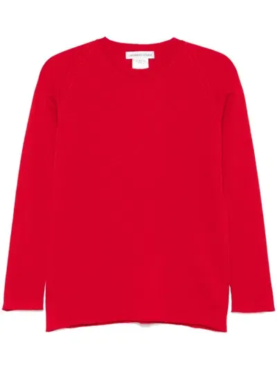 Lamberto Losani Cashmere Sweater In 红色