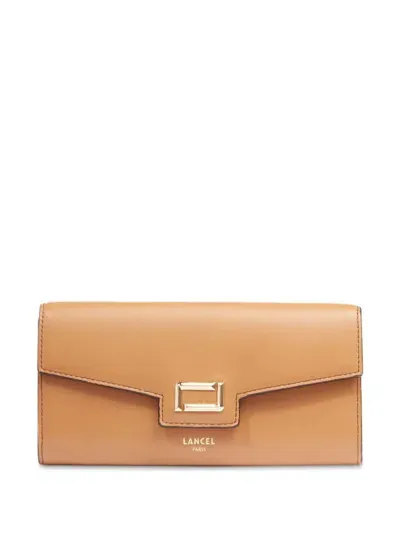 Lancel Long Angele Wallet In Brown