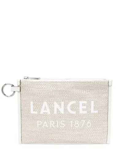 Lancel Tote Bags In Beige