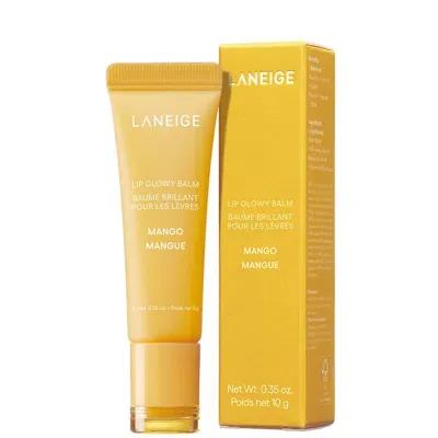 Laneige Lip Glowy Balm - Mango 10g In White