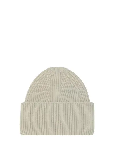 Laneus Beanie Cap In Latte/milk