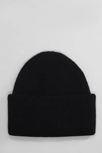 Laneus Hats In Black Cashmere